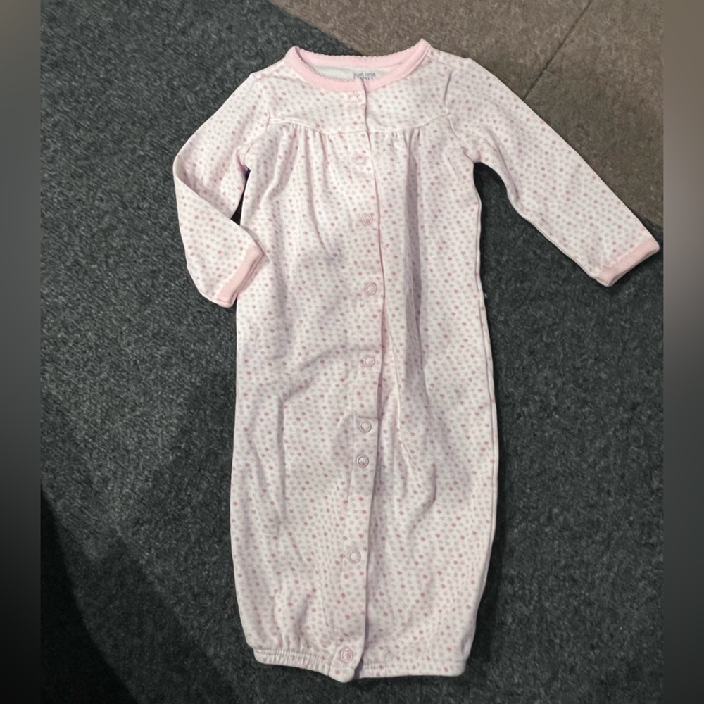 Pink Polka Dot Baby Sleeper